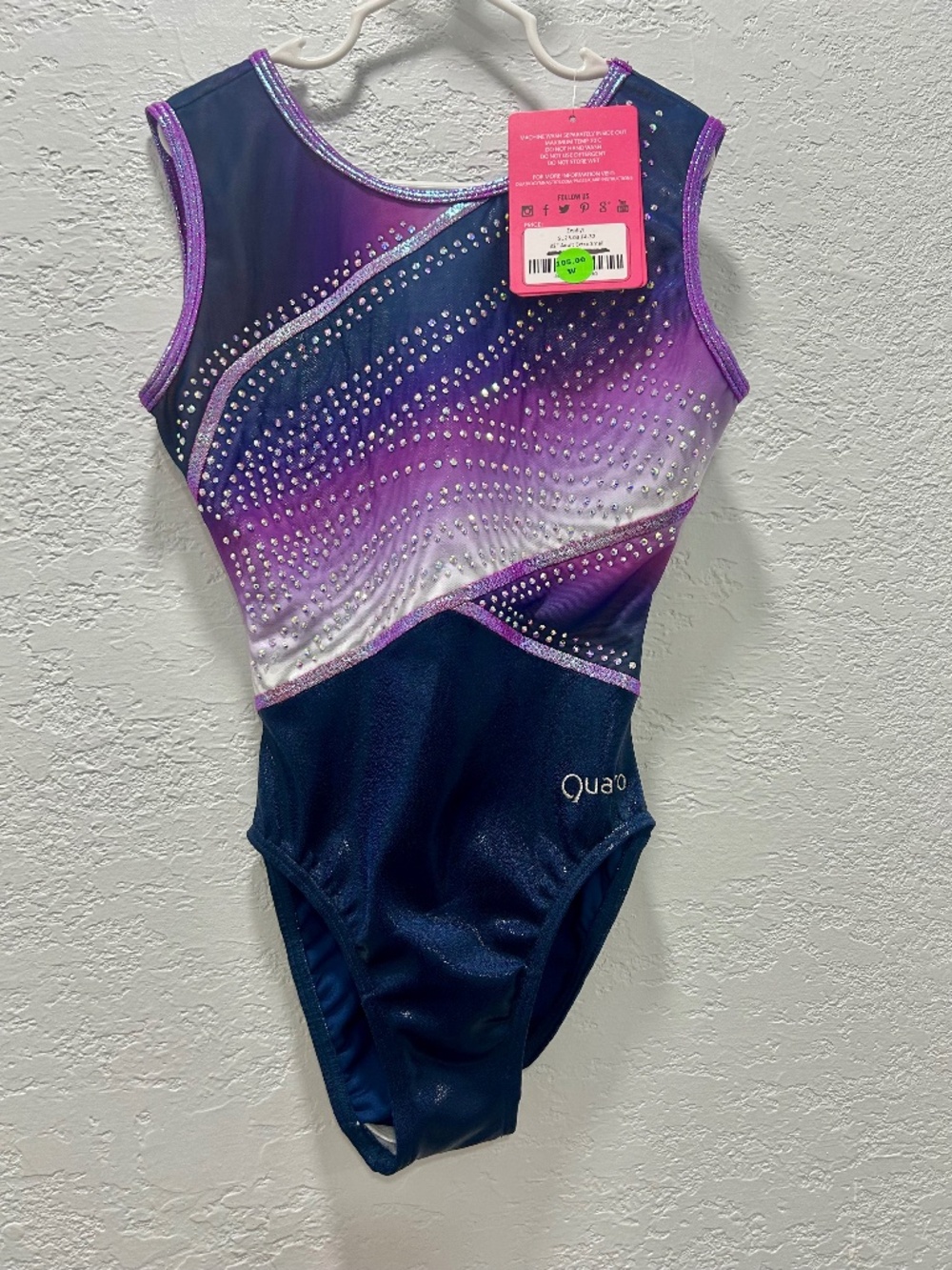 NWT Quatro gymnastics leotard size AXS